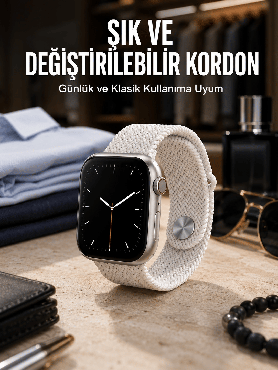 Yeni Nesil Akıllı Saat Arama Cevaplama GPS Takibi Adımsayar NFC Özelliği
