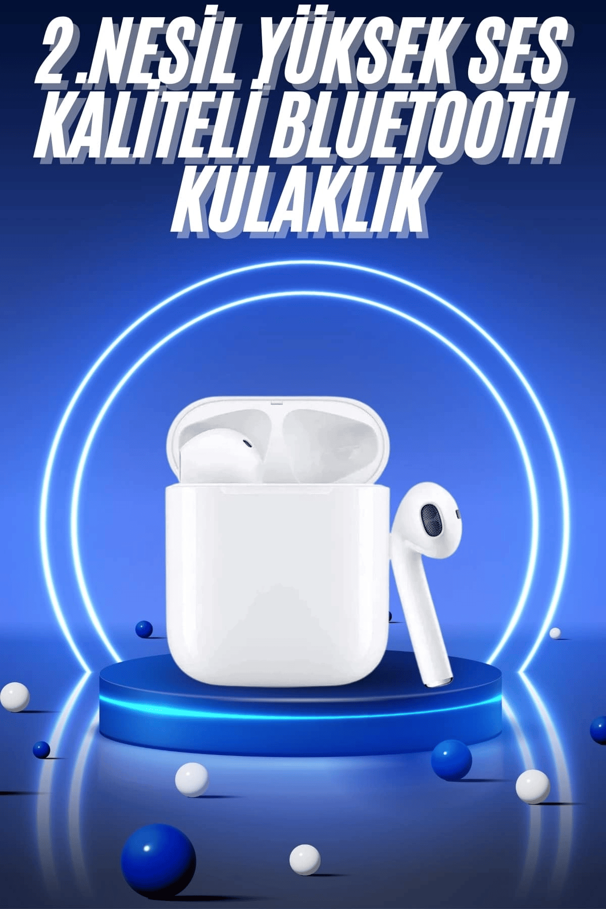 Yeni Nesil Dokunmatik Kontrol Çağrı Cevaplayabilen Kablosuz Bluetooth Kulaklık