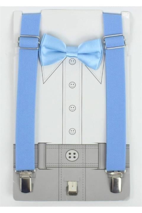 23 Nisan Erkek Çocuk Turuncu Askı Papyon Takımı 0-24