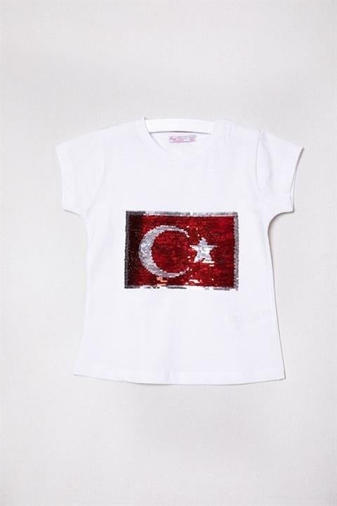 23 Nisan Pullu Türk Bayraklı T-shirt 0-24