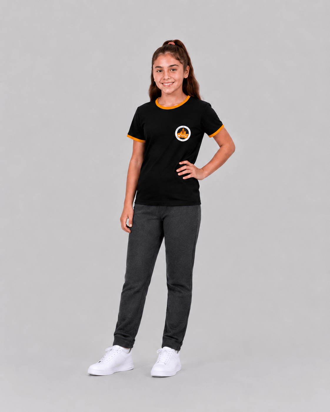 Çocuk Unisex Kısa Kollu 0 Yaka PiriPaşa OrtaOkul Tshirt