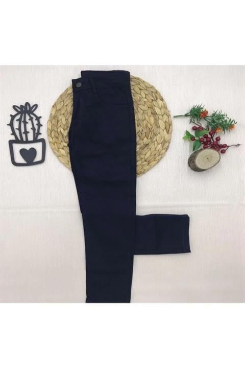 ERKEK ÇOCUK LİKRALI TAM KALIP PANTOLON