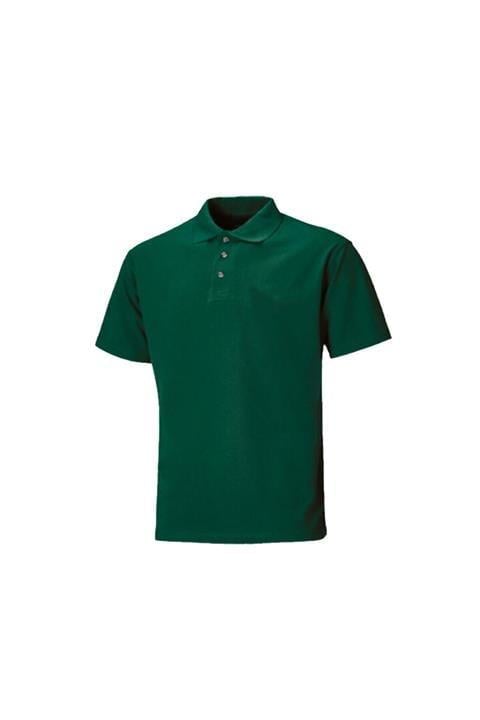 Lüx Penye Polo Yaka Tişört Nefti Yeşil Kısa Kol Yüksek Kalite Pamuklu Yakalı Tshirt Pike Penye
