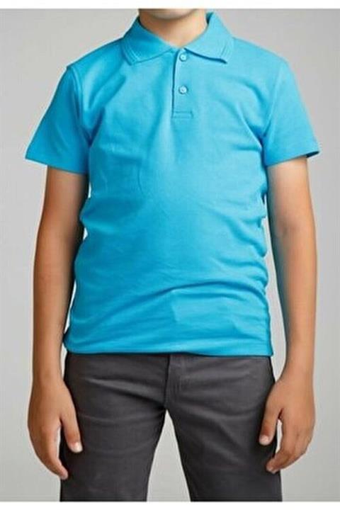 Polo Yaka Kısa Kol Okul Tshirtü