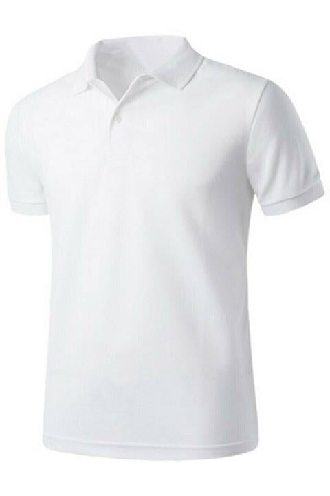 Unisex Polo Yaka Kısa Kol Okul T-shirt
