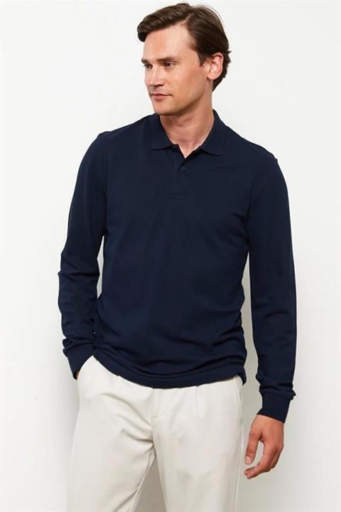 Unisex Uzun Kollu Polo Yaka T-shirt