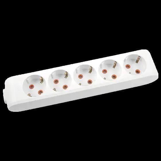 Viko Kablosuz Multi-Let Beşli Grup Priz Topraklı Klemensli Beyaz (Çocuk Korumalı) 90113500