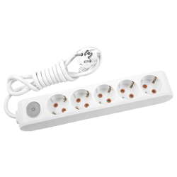 Viko Multi-Let Beşli Grup Priz Anahtar Topraklı 2 Metre Beyaz (Çocuk Korumalı) 90117502