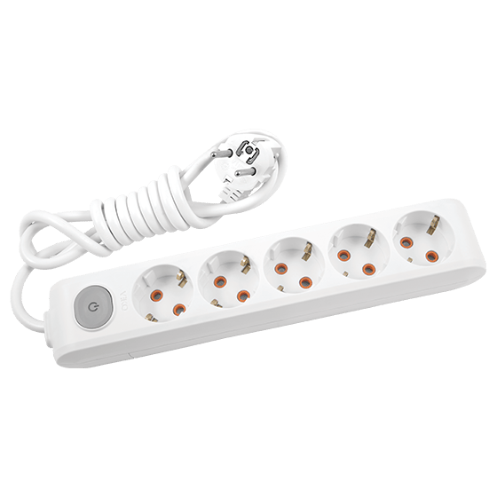 Viko Multi-Let Beşli Grup Priz Anahtarlı Topraklı 3 Metre Beyaz (Çocuk Korumalı) 90117503