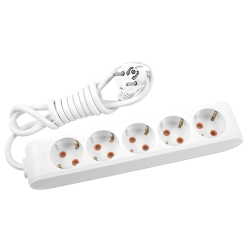 Viko Multi-Let Beşli Grup Priz Topraklı 1 Metre Beyaz (Çocuk Korumalı) 90113501