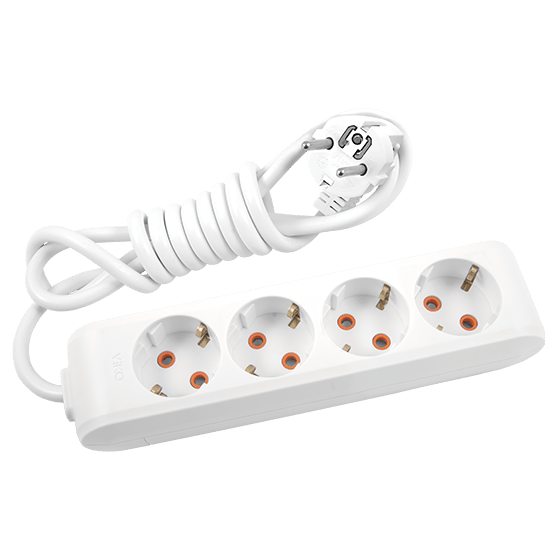 Viko Multi-Let Dörtlü Grup Priz Ups Topraklı 2 Metre (Çocuk Korumalı) 90110402