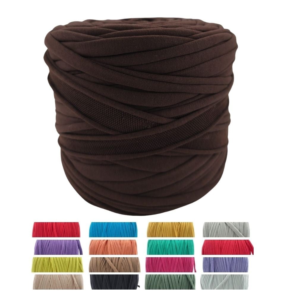 acı kahve penye ip örgü malzemesi t-shirt yarn