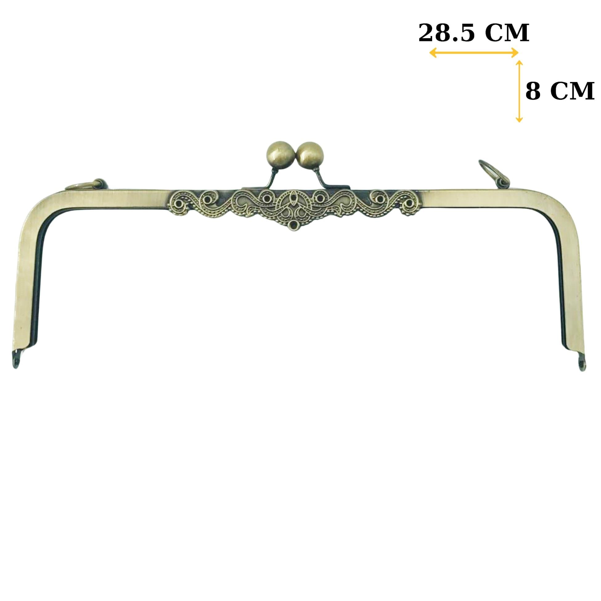 Antik Metal Çanta Bursu 28.5 Cm