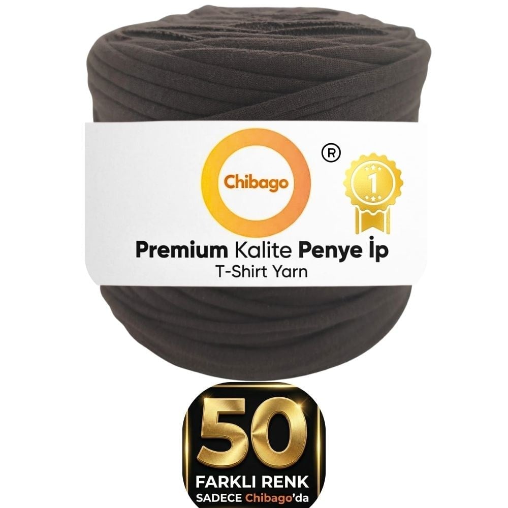 Koyu Bej Penye İp 216 - Lüks Örgü İpi
