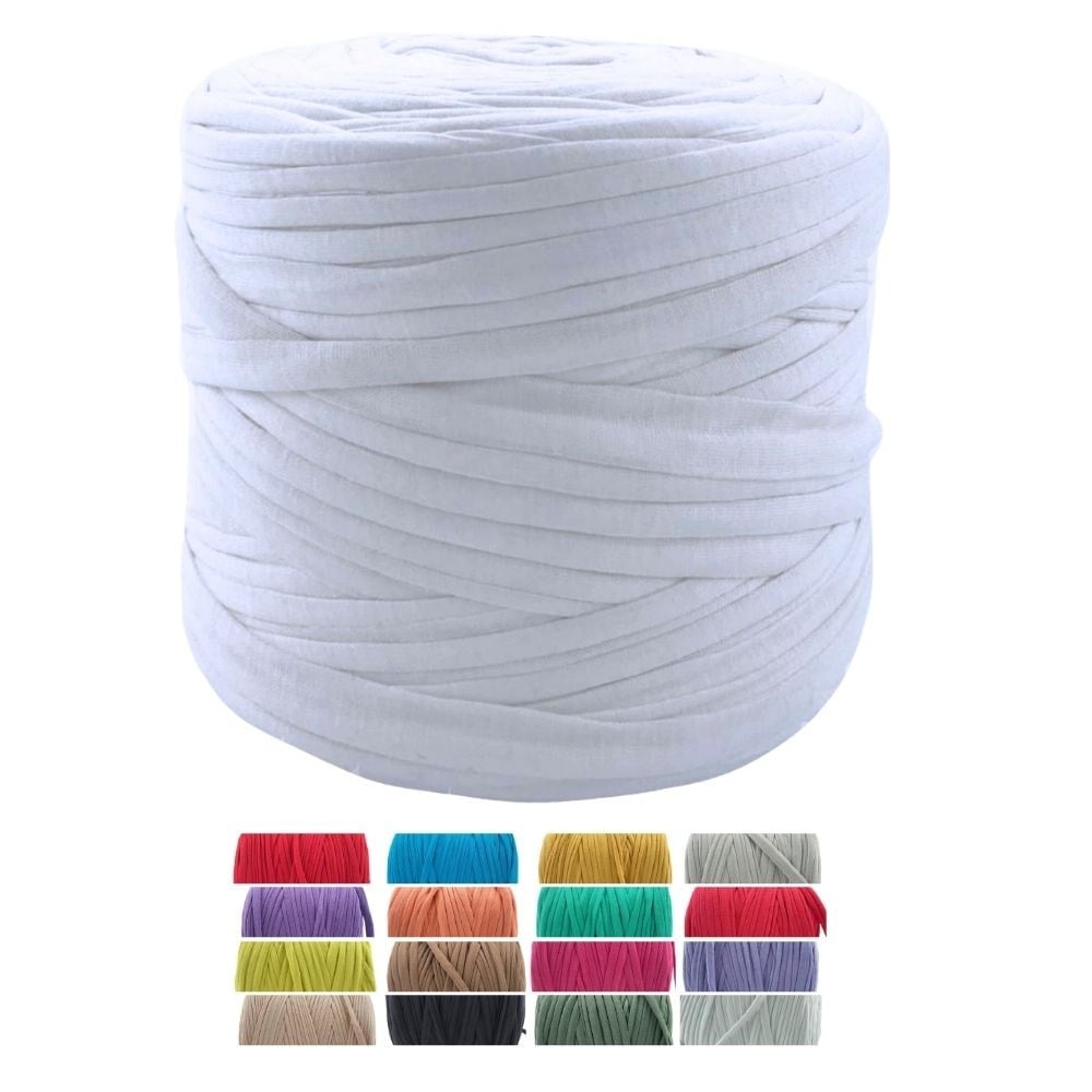 Penye İp Beyaz Renk - 650-700 Gr Pamuk Örgü İpi 1. Kalite