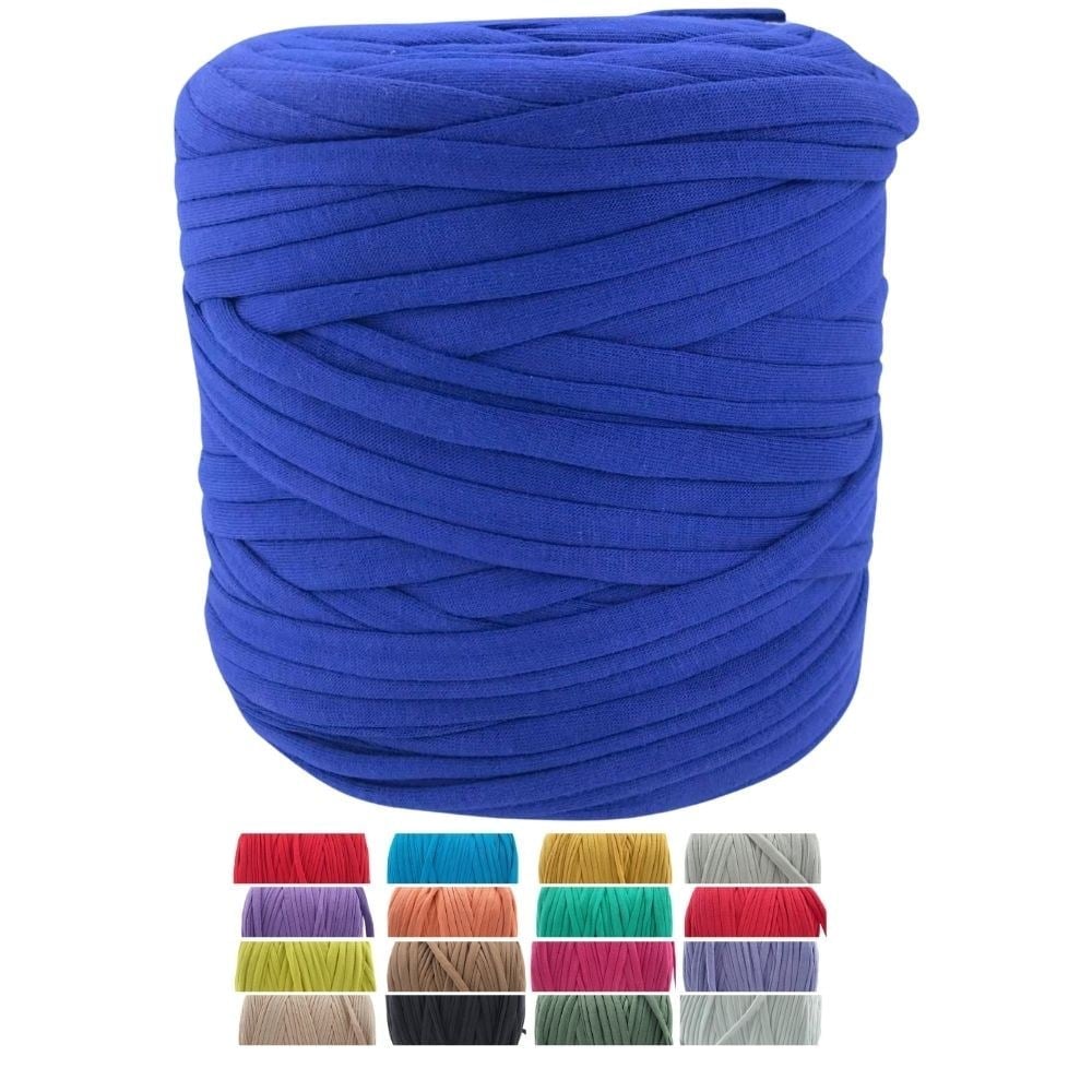 Penye İp Saks Mavi Renk - 650-700 Gr Pamuk Örgü İpi 1. Kalite