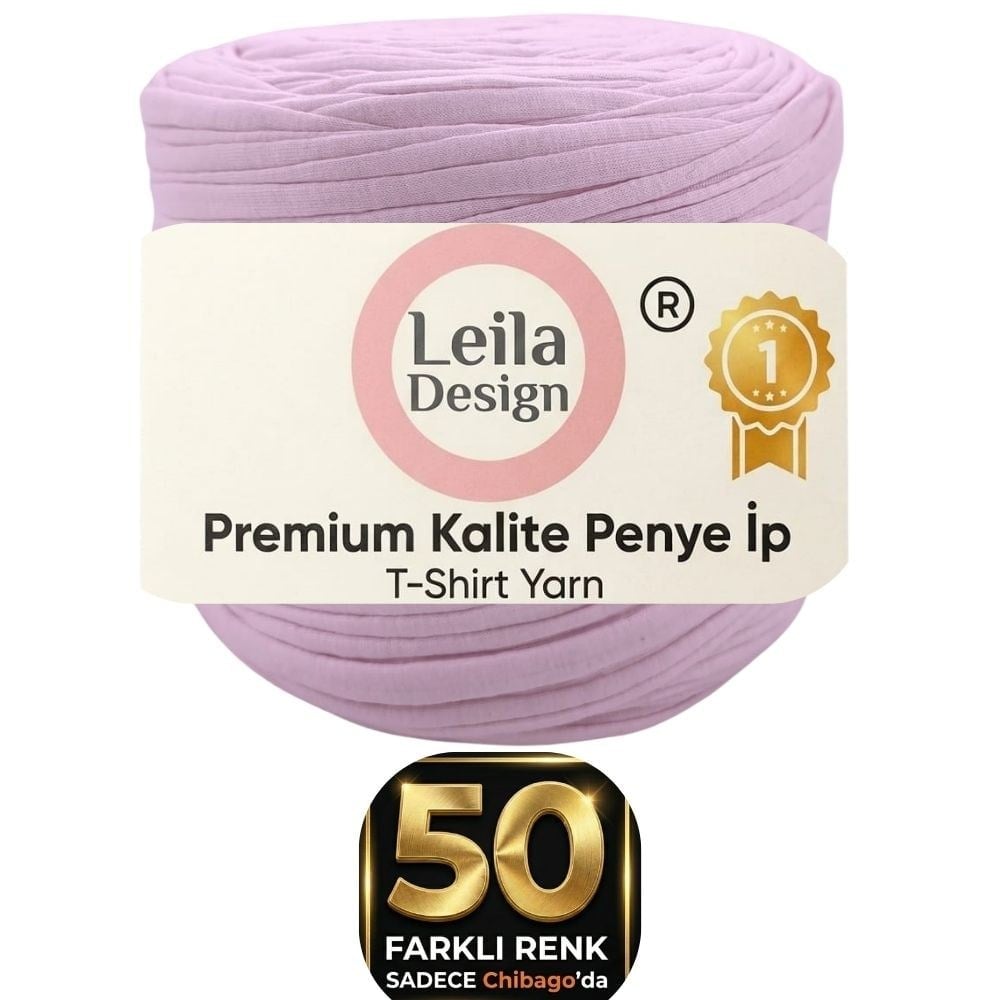 Toz Pembe Penye İp - Premium Örgü Puset ve Çanta İpi