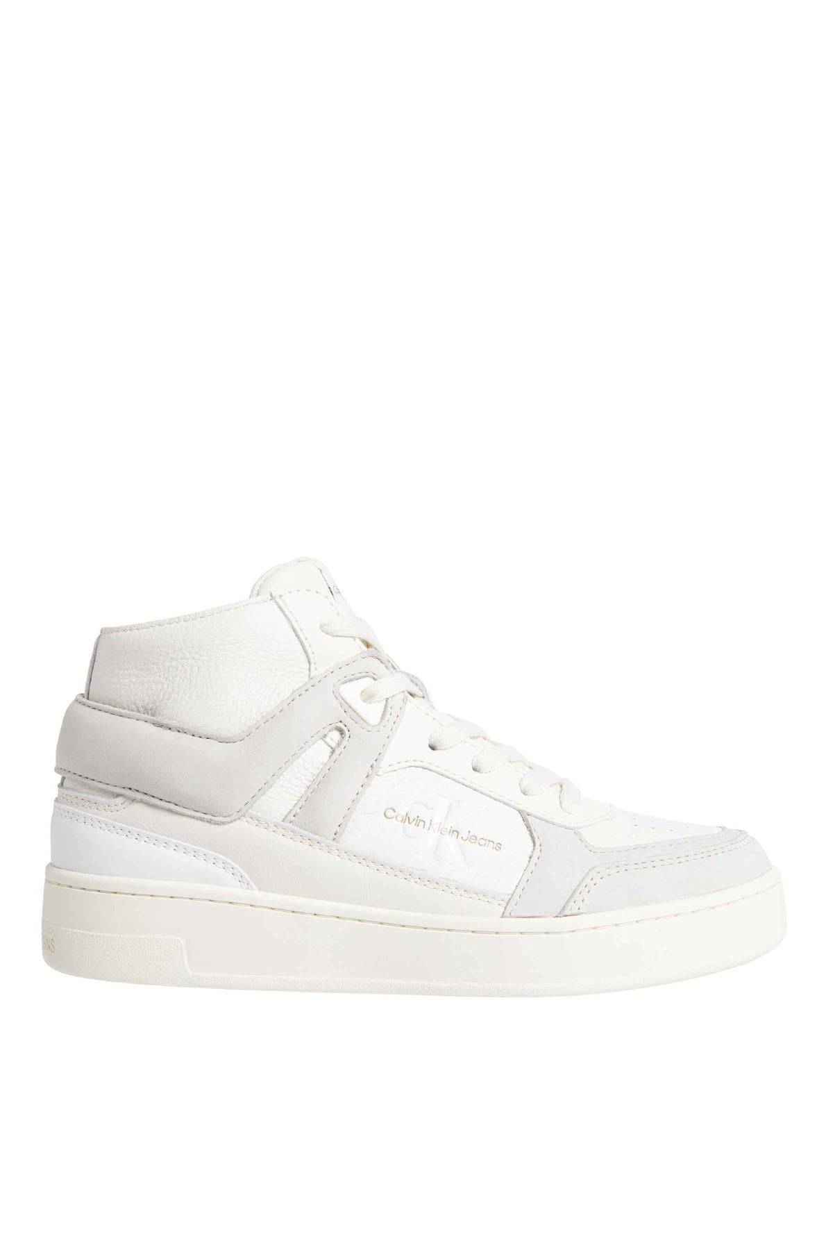 Bej Kadın Deri Sneaker YW0YW013000GF
