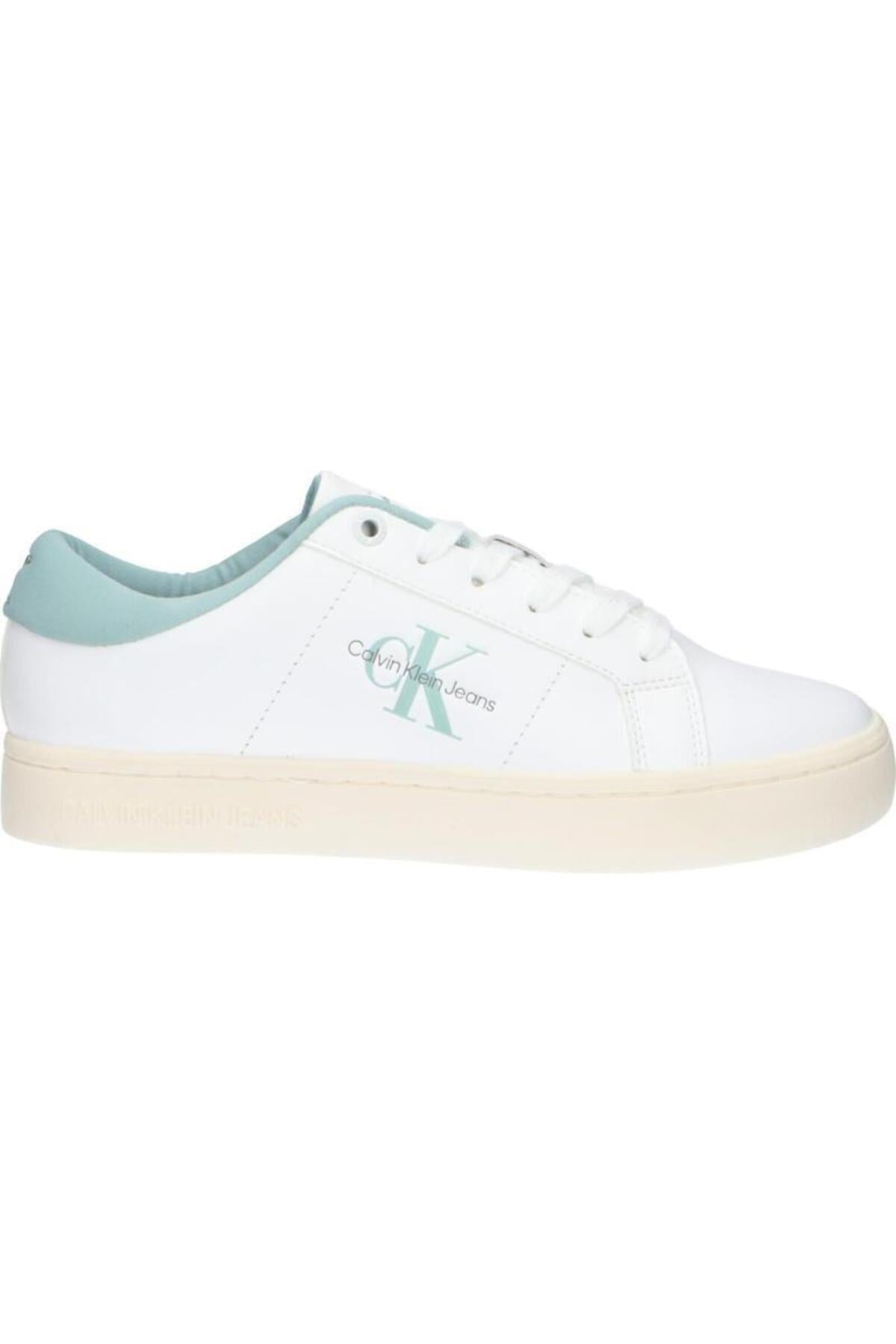 CLASSIC CUPSOLE LOWLACEUP BRIGHT WHITE-BLUE SURF YW0YW01444 02R