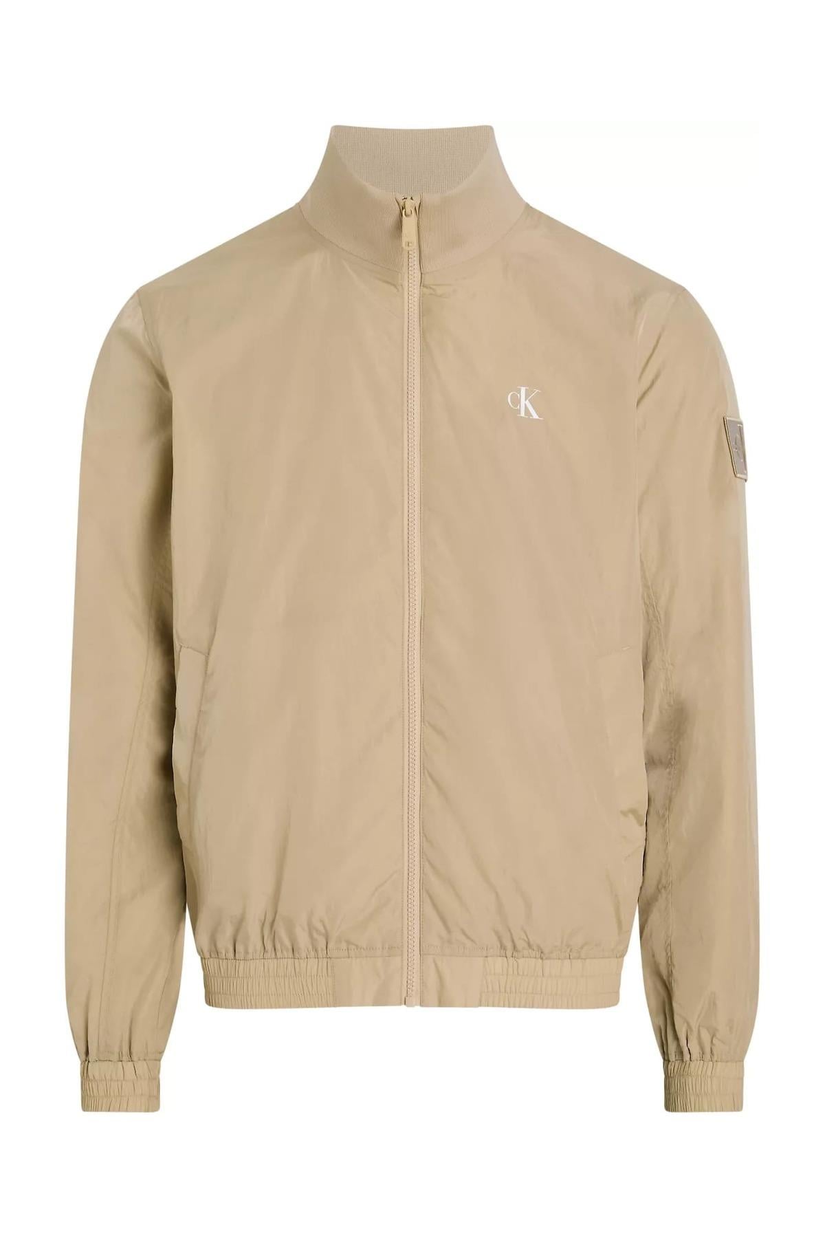 Erkek Ck Unpadded Harrington Ceket - Bej