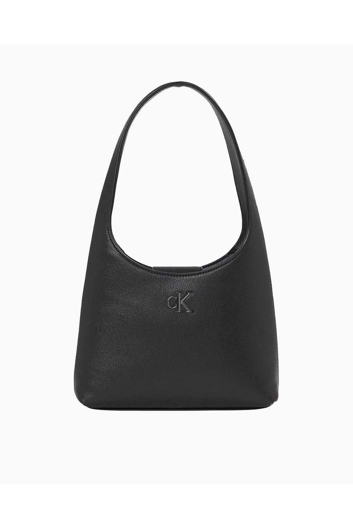 Jeans Minimal Monogram Shoulder Omuz Çantası