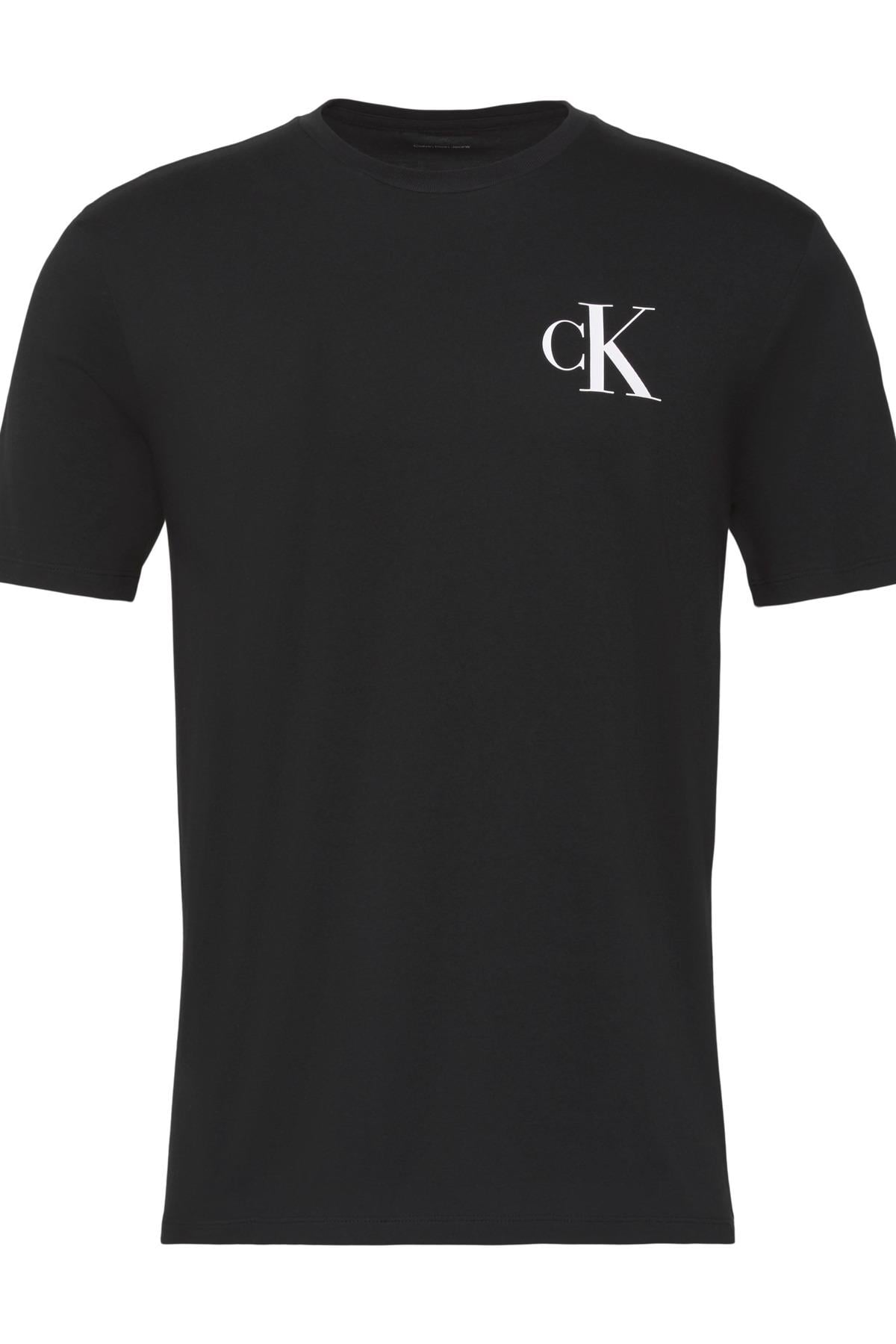 Logolu Pamuklu Regular Fit Bisiklet Yaka T Shirt LV04RD865GUB1 Erkek T SHİRT LV04RD865G