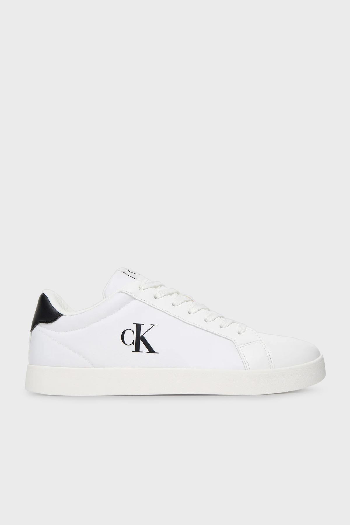 Logolu Sneaker Ayakkabı YM0YM0121301W Erkek AYAKKABI YM0YM01213 01W