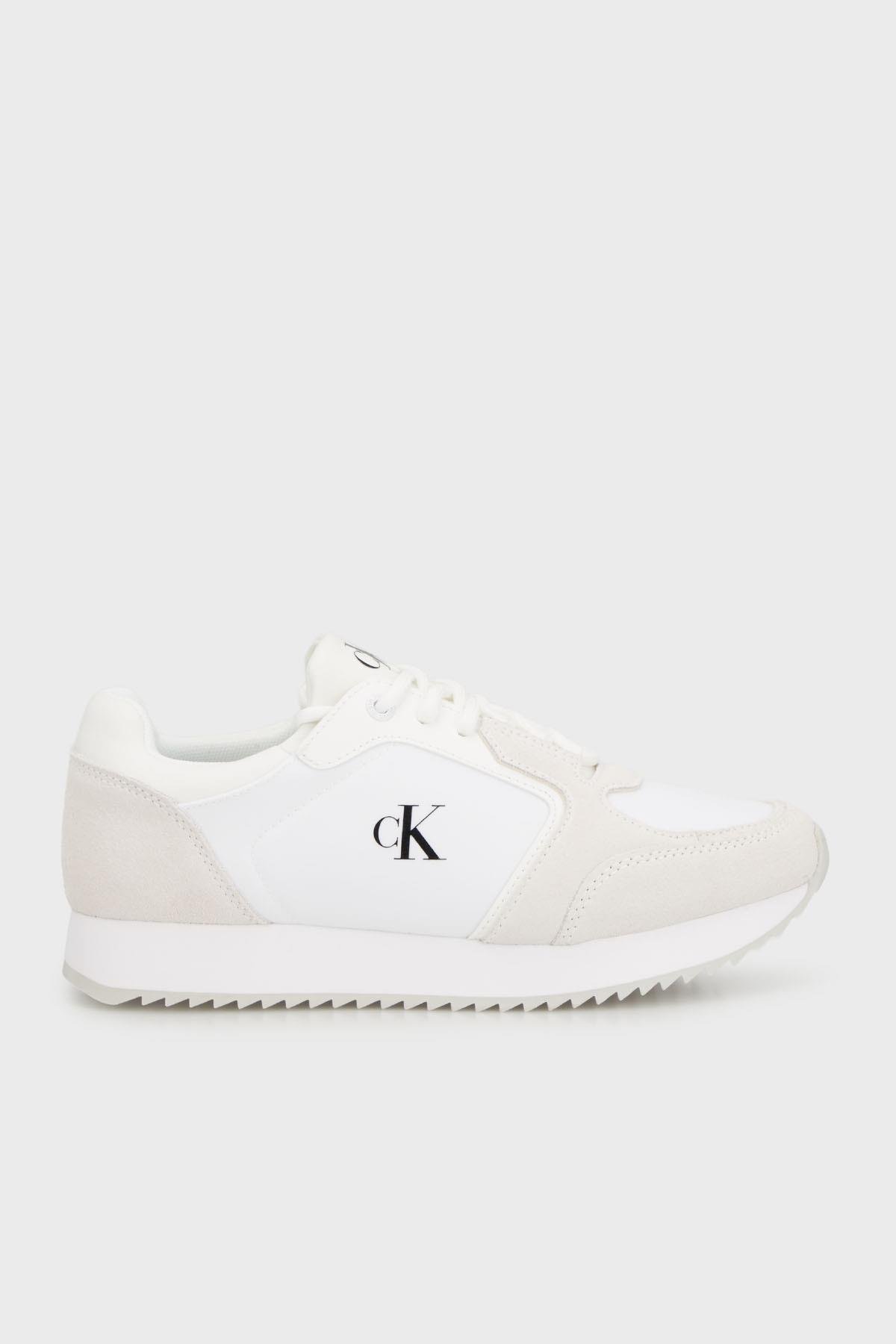 Logolu Süet Detaylı Sneaker Ayakkabı YW0YW0164402Z AYAKKABI YW0YW01644 02Z