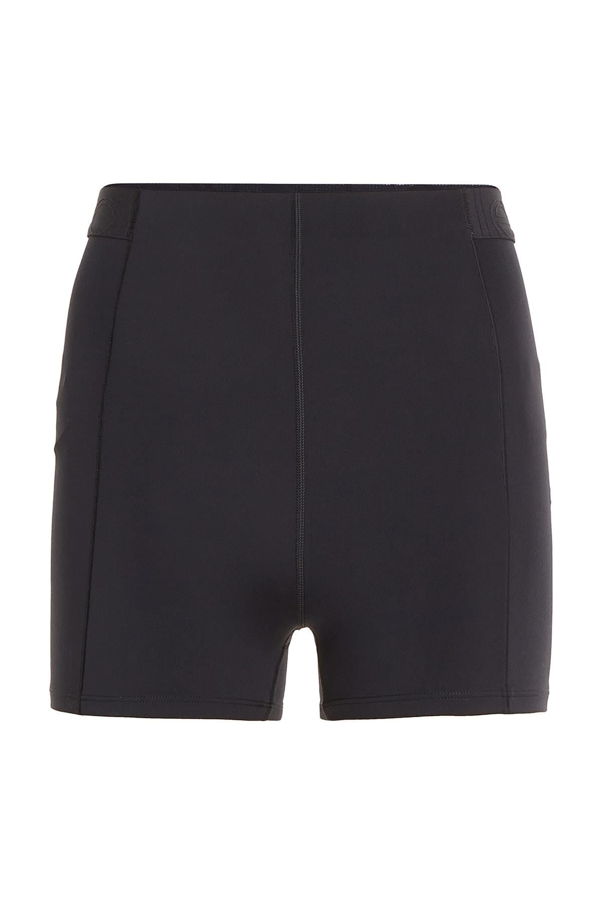 Siyah Kadın Tayt 00gws3l703 Wo - Knit Short