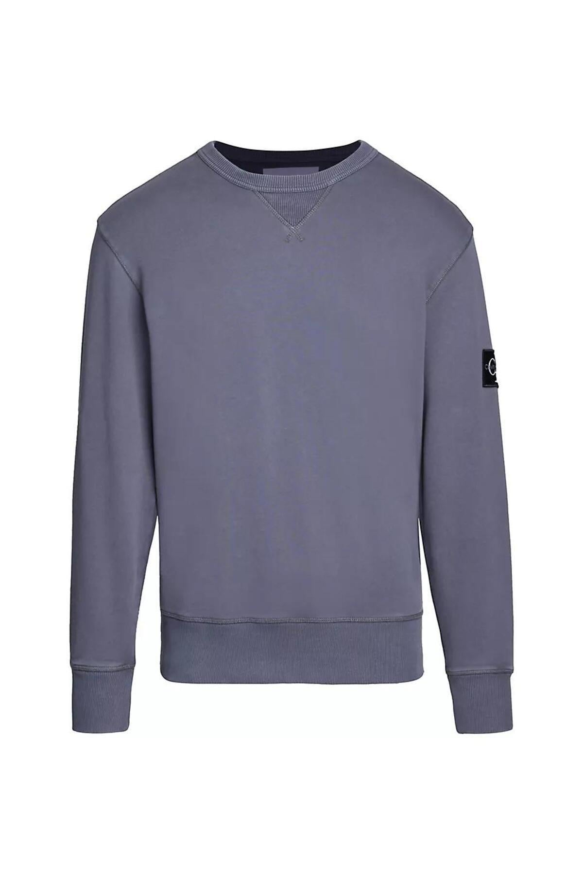 WASHED BADGE CREW NECK