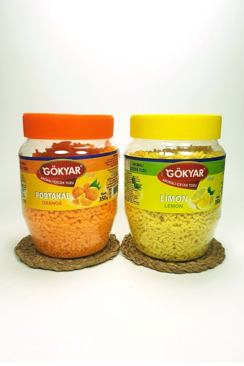 1 Adet Portakal + 1 Adet Limon Aromalı Toz Içecek Oralet 2x350 gr