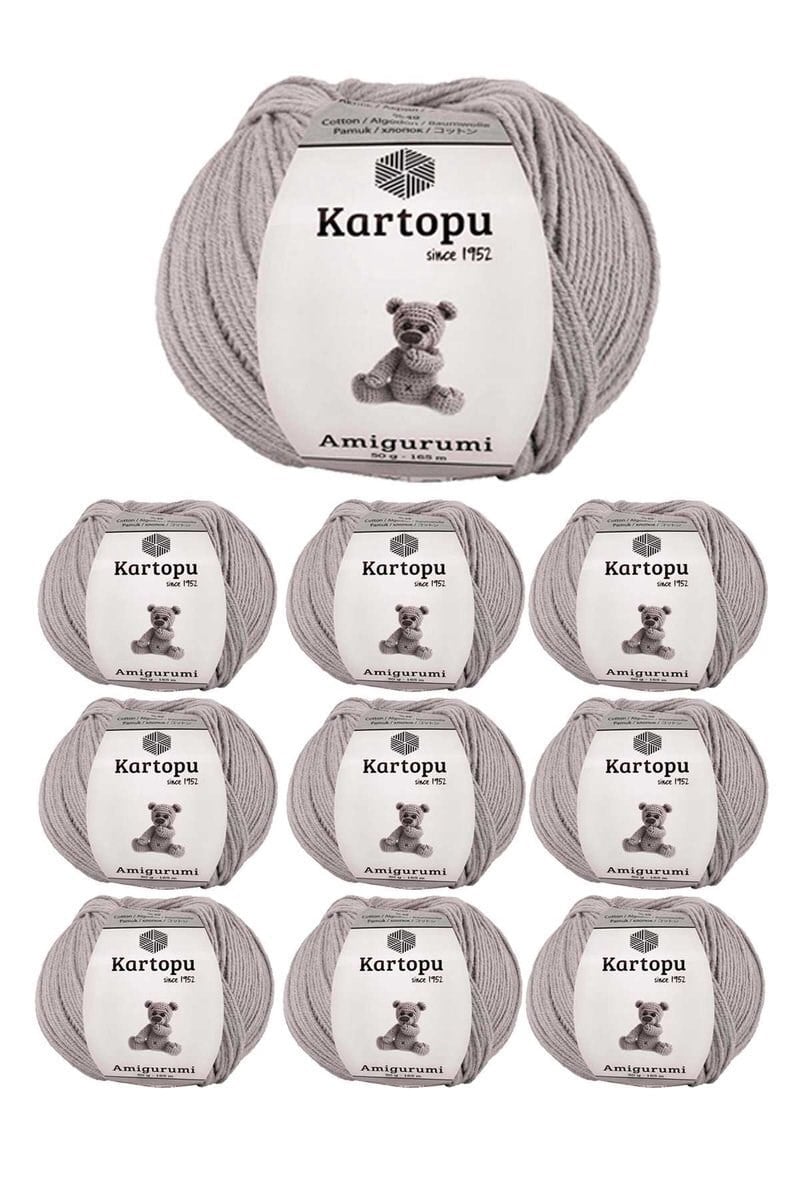 10 Adet Amigurumi El Örgü İpi 50gr 991