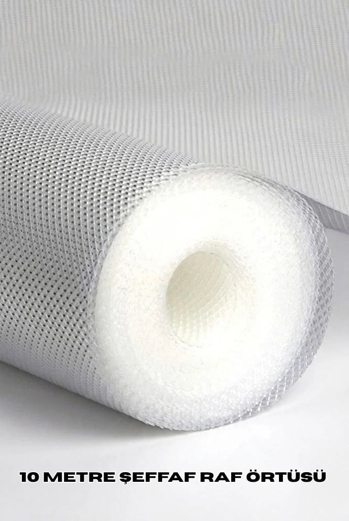 10 Metre Şeffaf Silikonlu Kaymaz Çekmece İçi Düzenleyici
