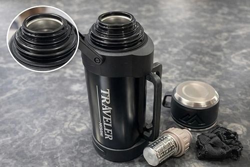 1200 Ml Çift Katmanlı Vakumlu Paslanmaz Çelik Termos Alk4639