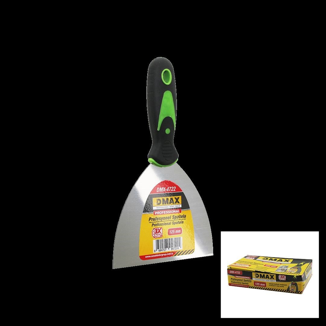 125 mm Metal Spatula Fiber Saplı