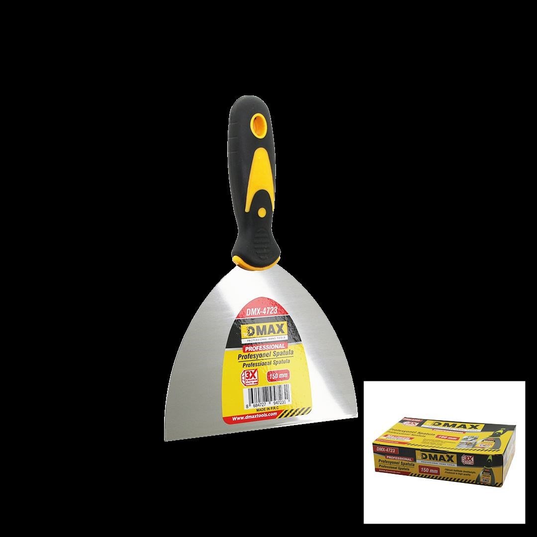 150 mm Metal Spatula Fiber Saplı