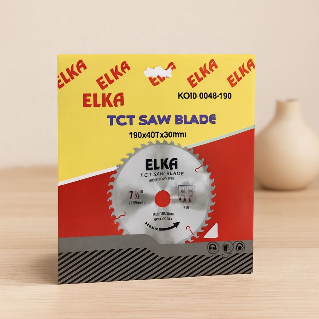 190 mm TCT Testere Bıçağı 40 Diş 30 mm Göbek Ahşap/Sunta