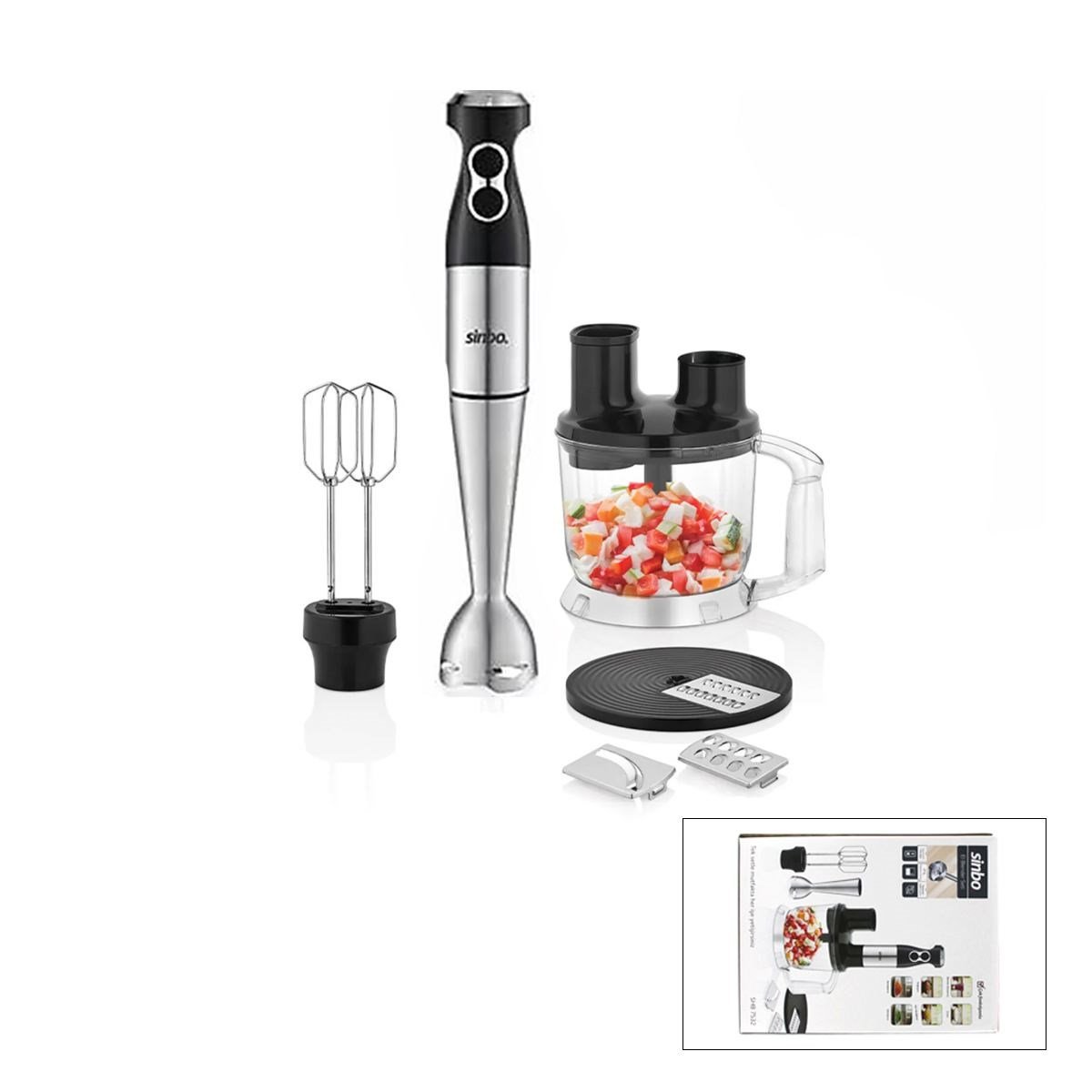 2 L Hazneli Multi Blender Seti (4'lü)