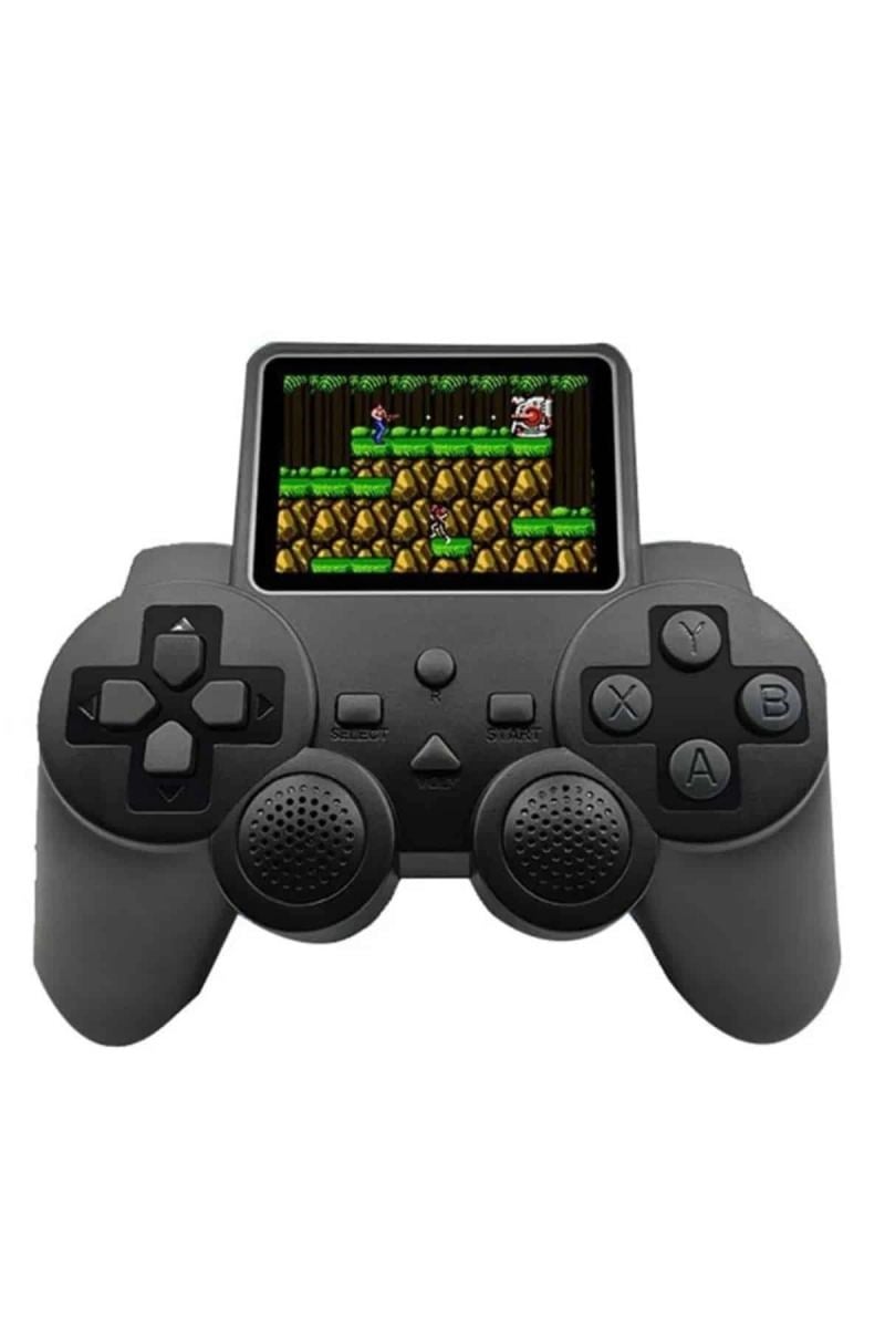 2.4 İnç Ekran 520 Oyunlu Retro Temalı Kablosuz Oyun Kolu El Atarisi