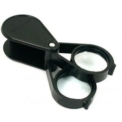 20x30 2k-30mm çıft Optik Lens Katlanan Cep Büyüteç.