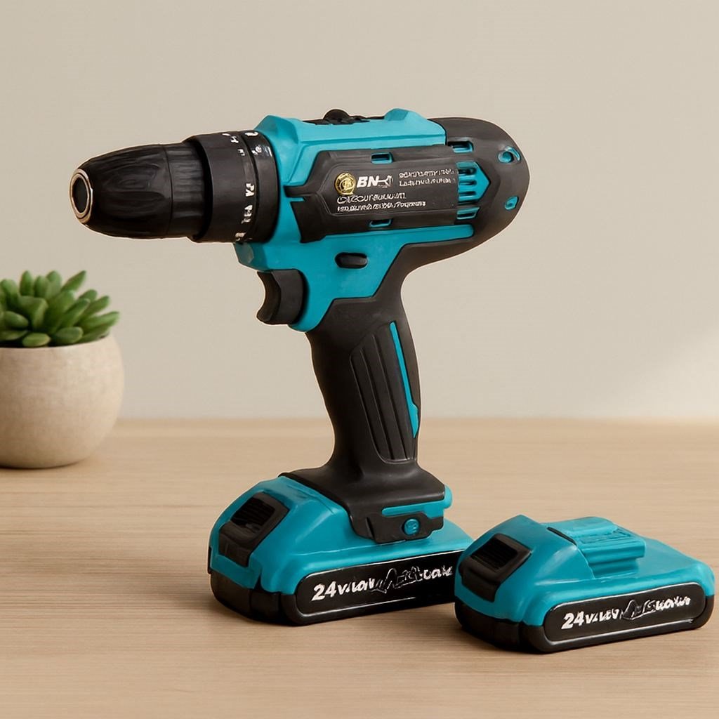 24V Şarjlı Matkap Seti 5.0Ah 2 Batarya Çantalı 1250 RPM