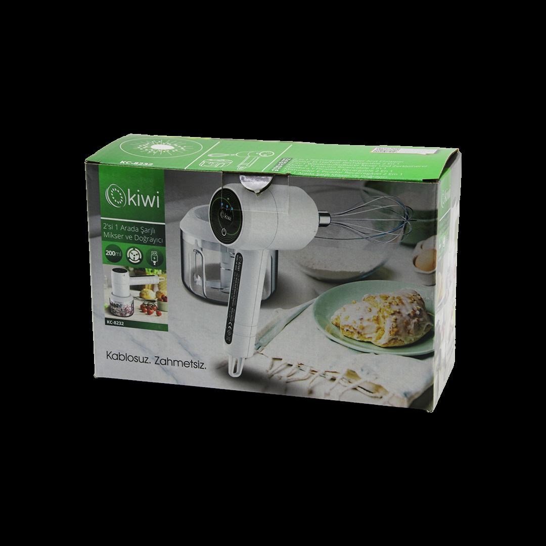 2in1 USB Şarjlı Mixer ve Doğrayıcı 200ml 20W (1500mAh)