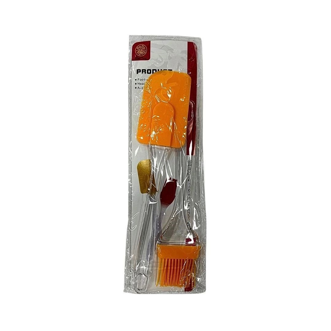 2'li Silikon Spatula ve Fırça Seti