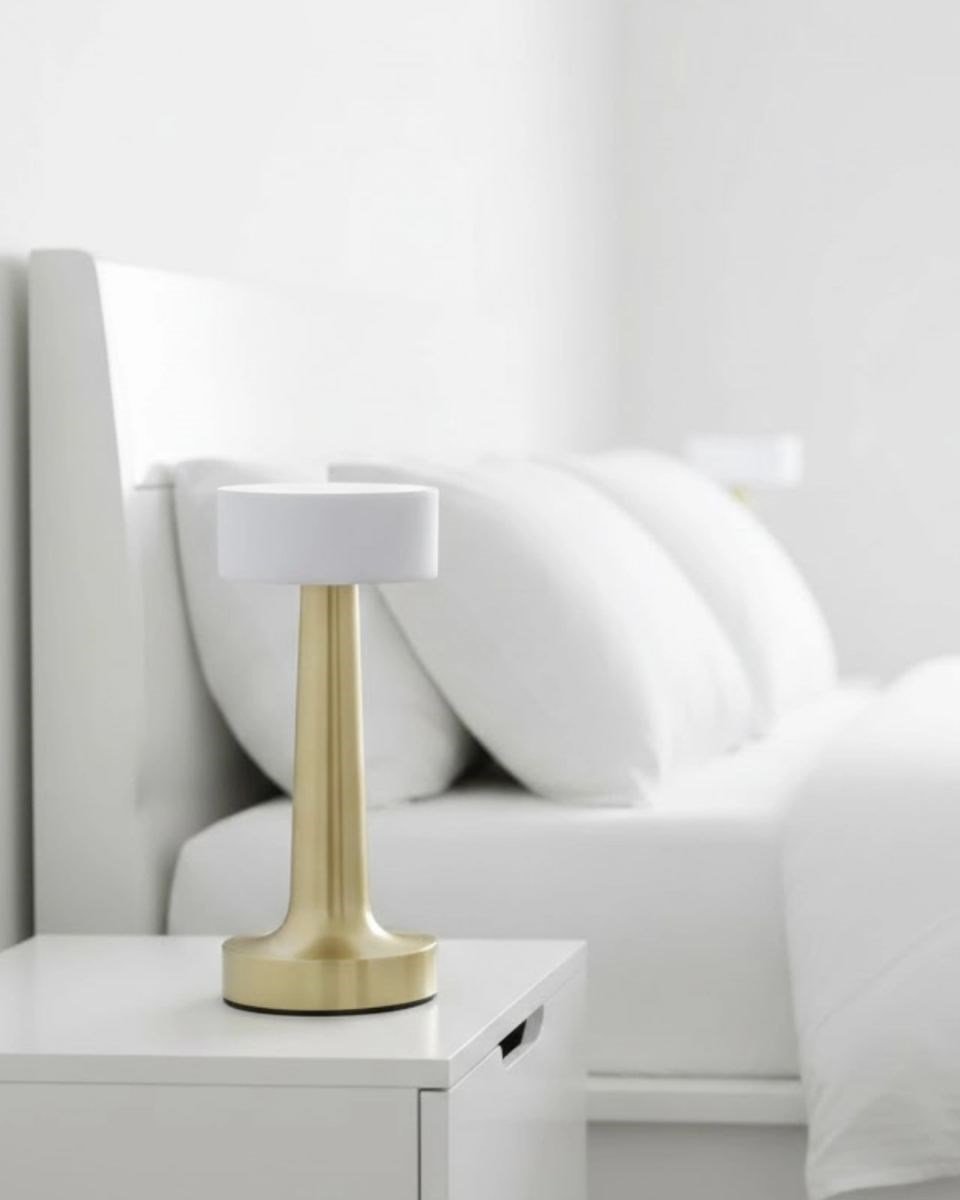 3 Renk Ayarlı Led Masa Lambası Dimmerli Modern Tasarım