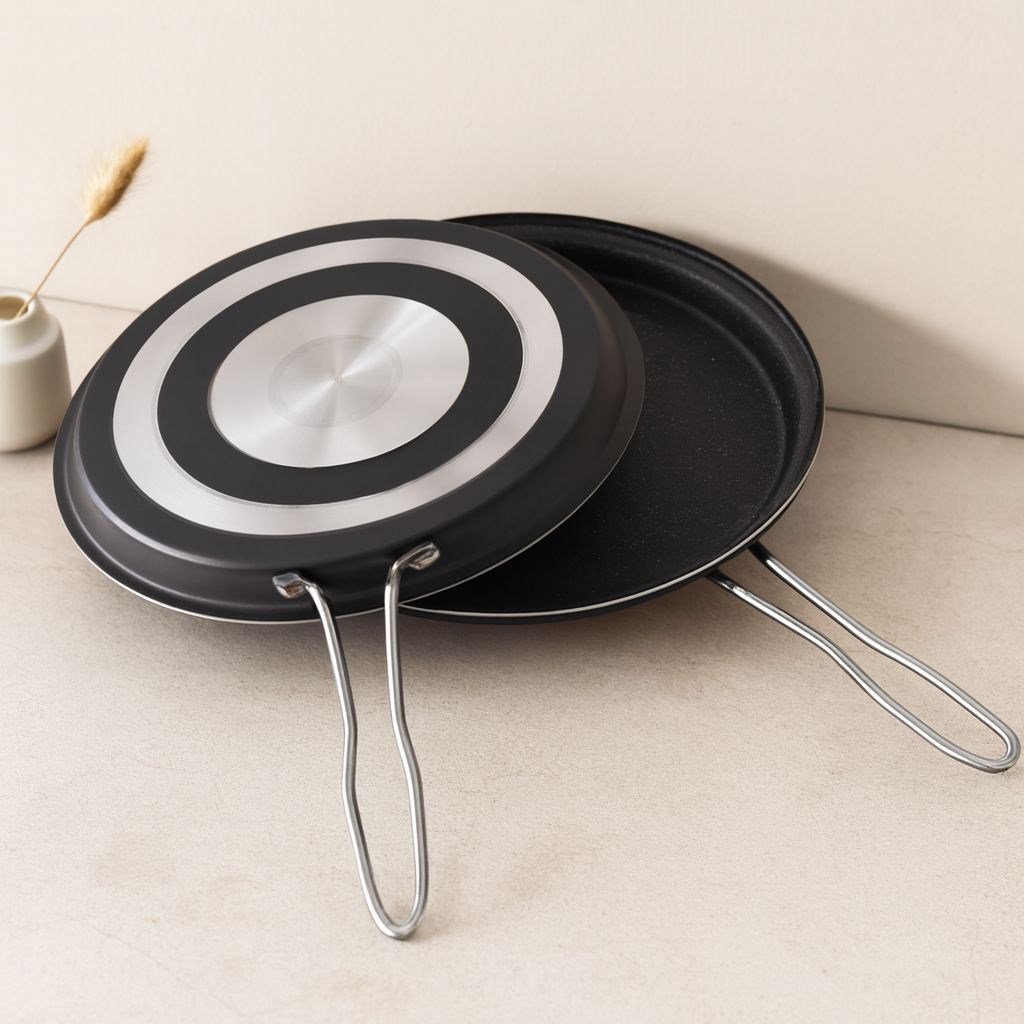 32 cm Teflon Balık Tavası - İkili Set