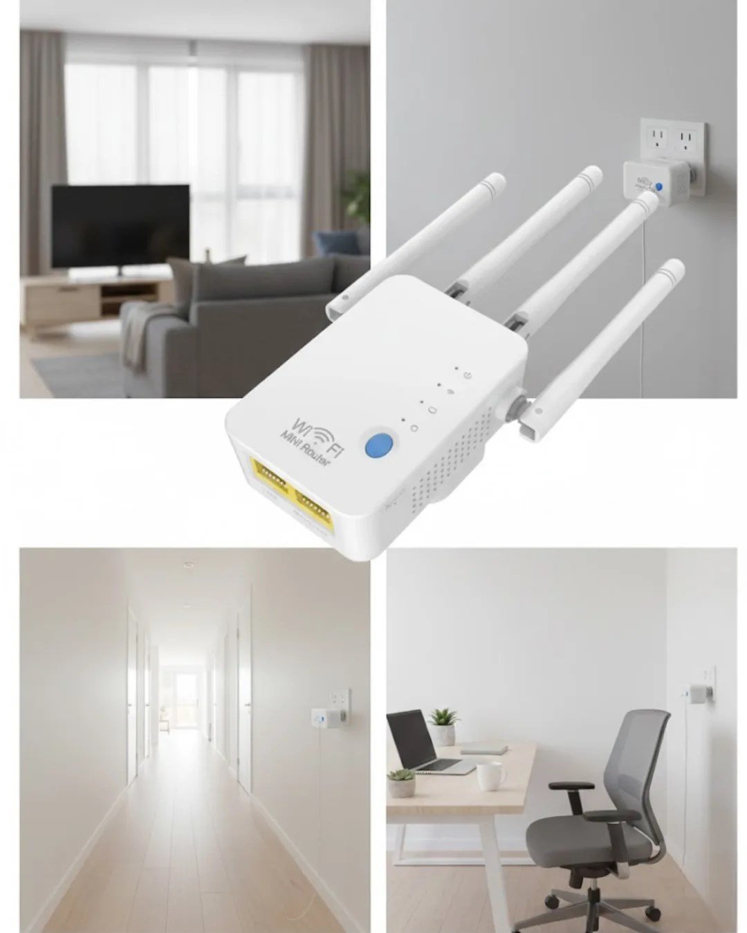 4 ANTENLİ WİFİ GÜÇLENDİRİCİ