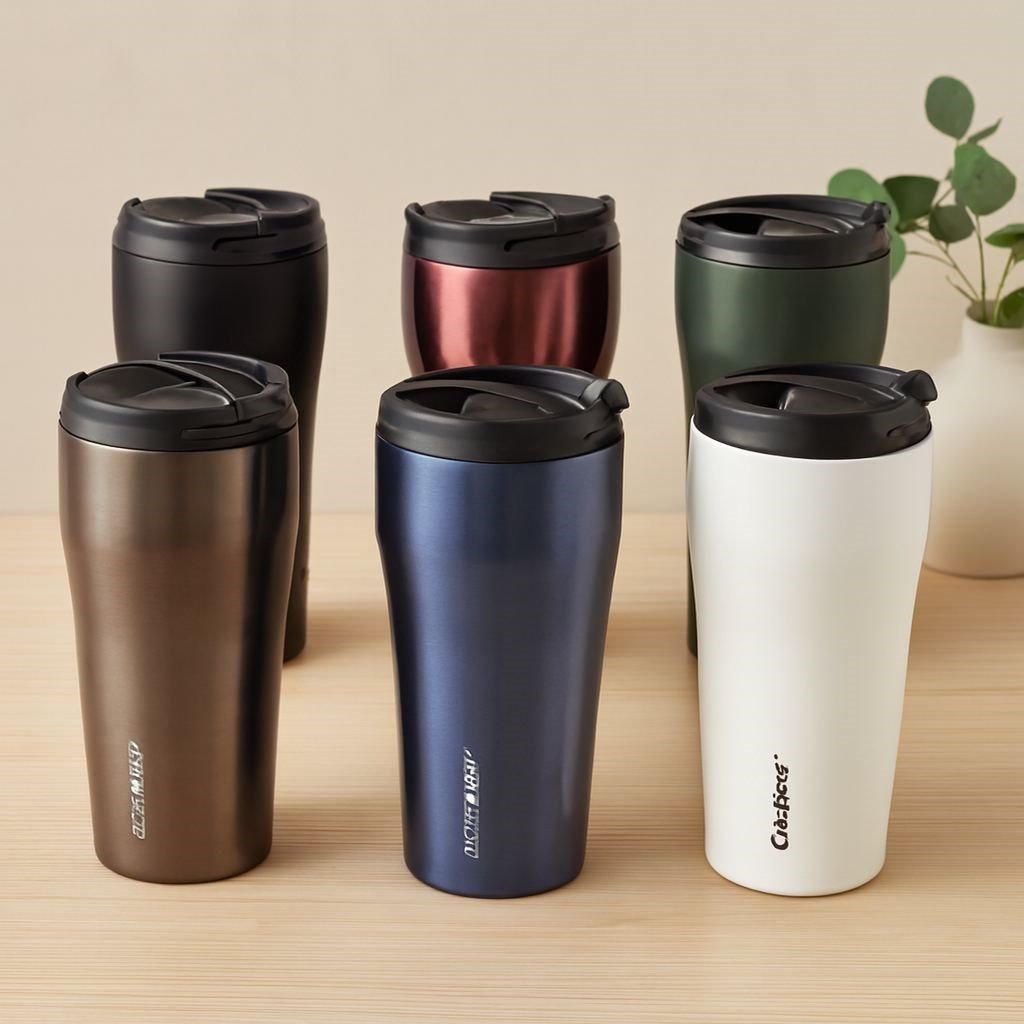 400 ml Termos Bardak Paslanmaz Çelik Sızdırmaz Kapak