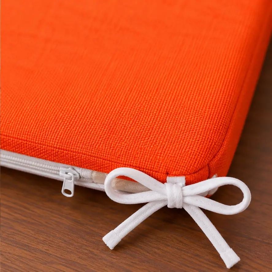 4’lü Düz Bağcıklı Sandalye Minderi · 40 × 40 × 4 cm · Turuncu · 40 × 40 × 4 cm · 4 adet