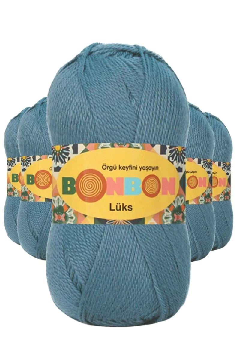 5 Adet Lüks Patik İpi Yünü Filiz Yeşili 98263 - bonbon mudanis