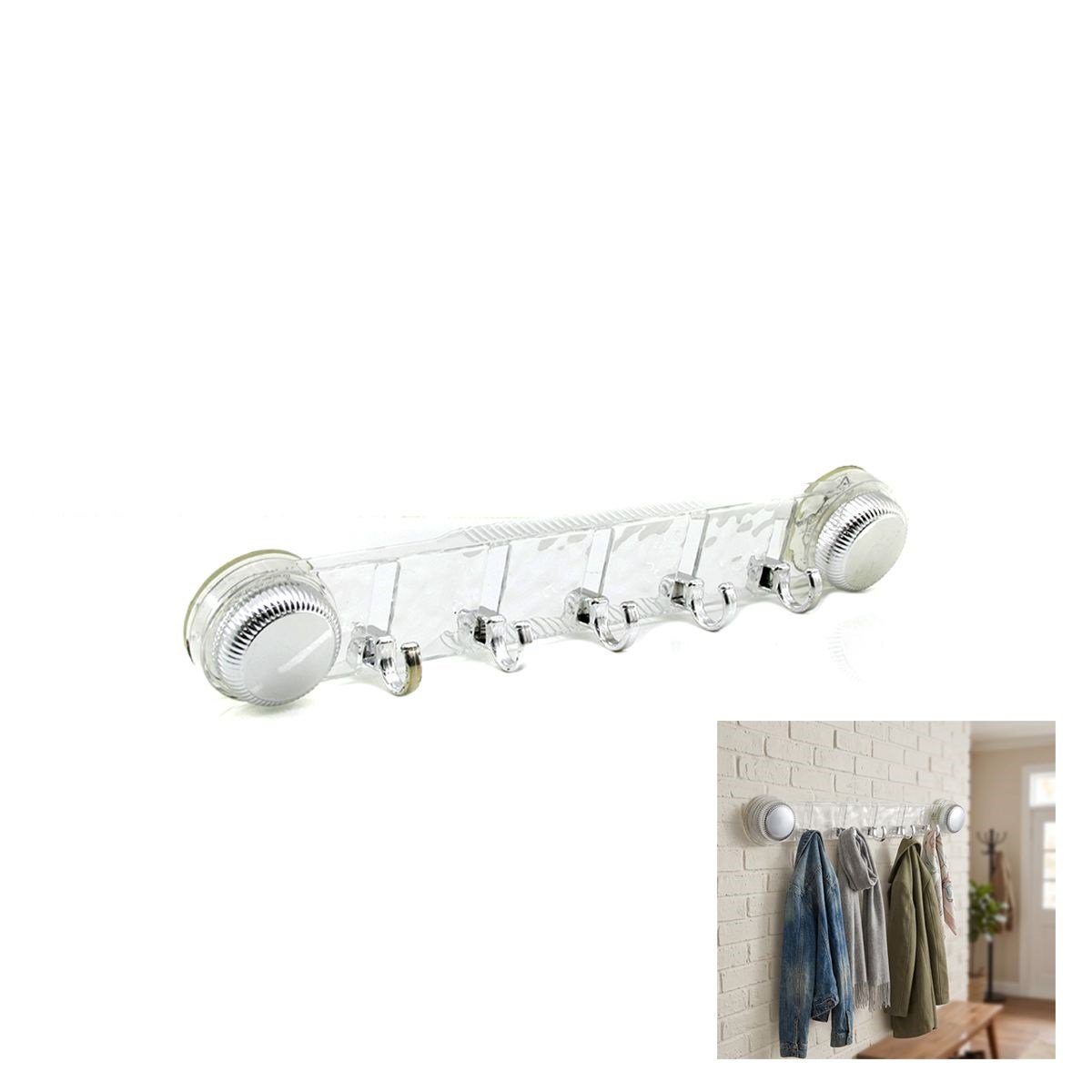 5 Kollu Plastik Yapışkanlı Askı